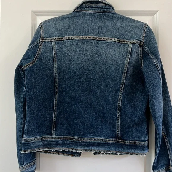 Zara Dark Blue Denim Jacket - Picture 3 of 5
